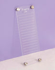Shopping List Acrylic Fridge Board - قائمة التسوق لوحة الأكريليك للثلاجة