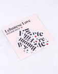 Lebanese Love Sticker Pack - مجموعة ستيكرات حب لبناني