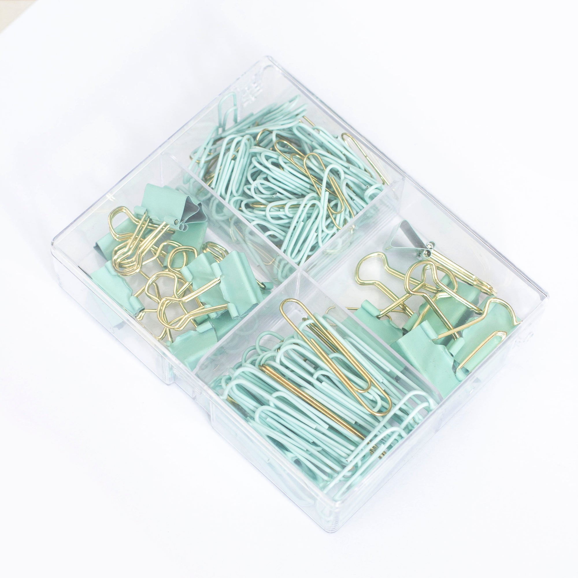 Paper Clips Bundle Light Turquoise - مجموعة مشابك ورق