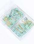 Paper Clips Bundle Light Turquoise - مجموعة مشابك ورق