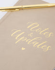 Any Name Nude Vegan Leather Lined Notebook