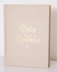 Any Name Nude Vegan Leather Lined Notebook