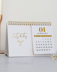 Let's Do This Foil Desk Calendar