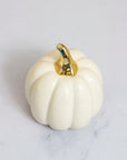 Bloom Nude Pumpkin Ceramic Decor - ديكور يقطين سيراميك 'بلوم' بيج