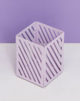 Metal Purple Pen Holder - حامل أقلام بنفسجي
