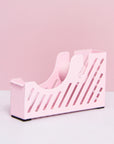 Metal Pink Tape Dispenser - موزع شريط لاصق زهري