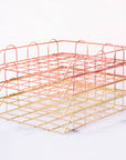 Wire Gold Paper Rack - منظم ورق ذهبي