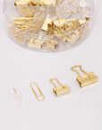 Paper Clips Bundle Gold - مجموعة مشابك ورق
