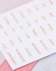 Clear Binder Divider Tabs with Envelope A5