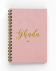 Script Name Vegan Leather Foil Lined Notebook