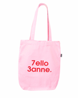 7ello 3anne Pink Tote Bag