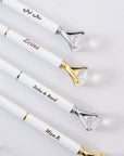 Diamond White & Silver Pen