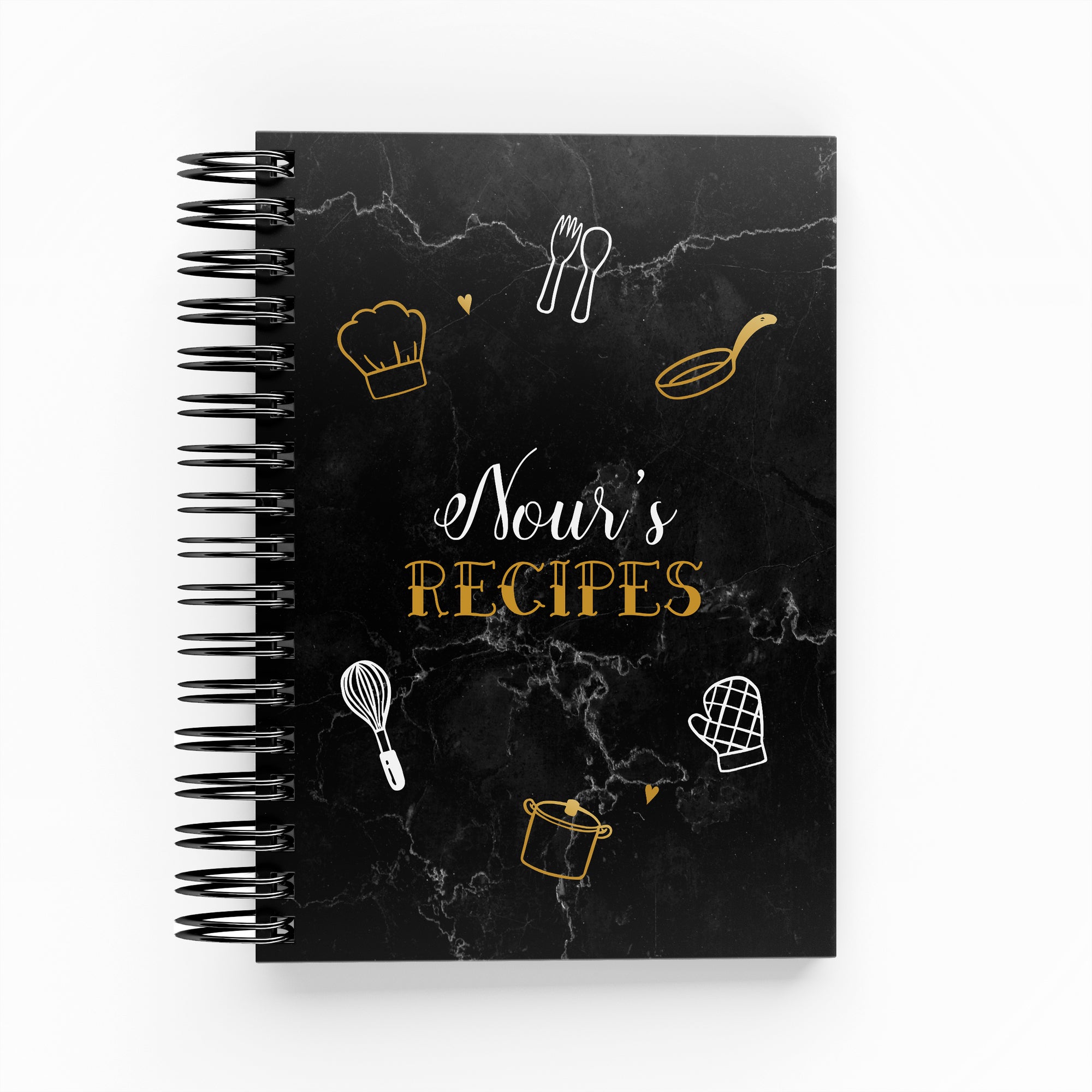 Cooking &amp; Baking Icons Recipe Book