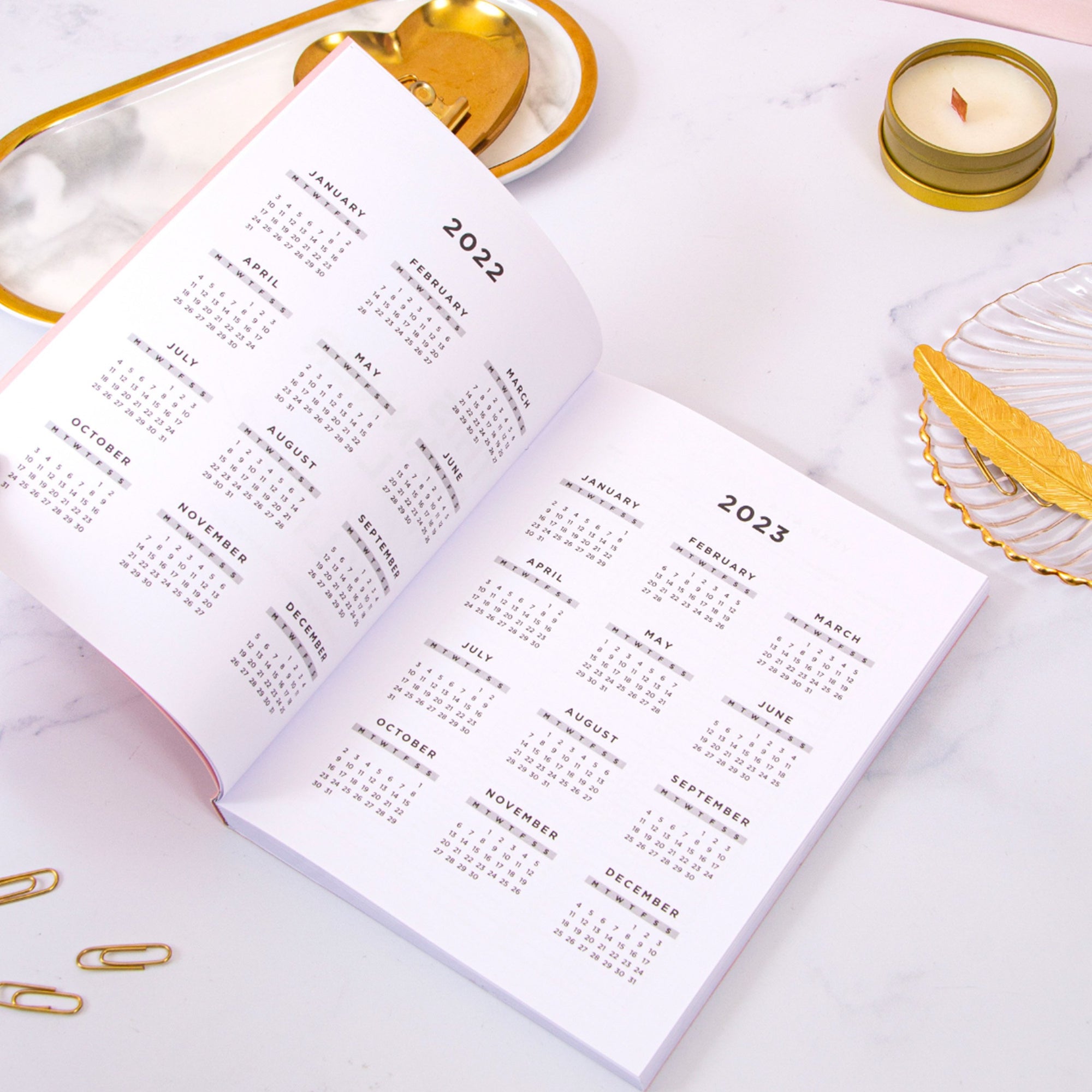 Yearly Script Weekly Planner