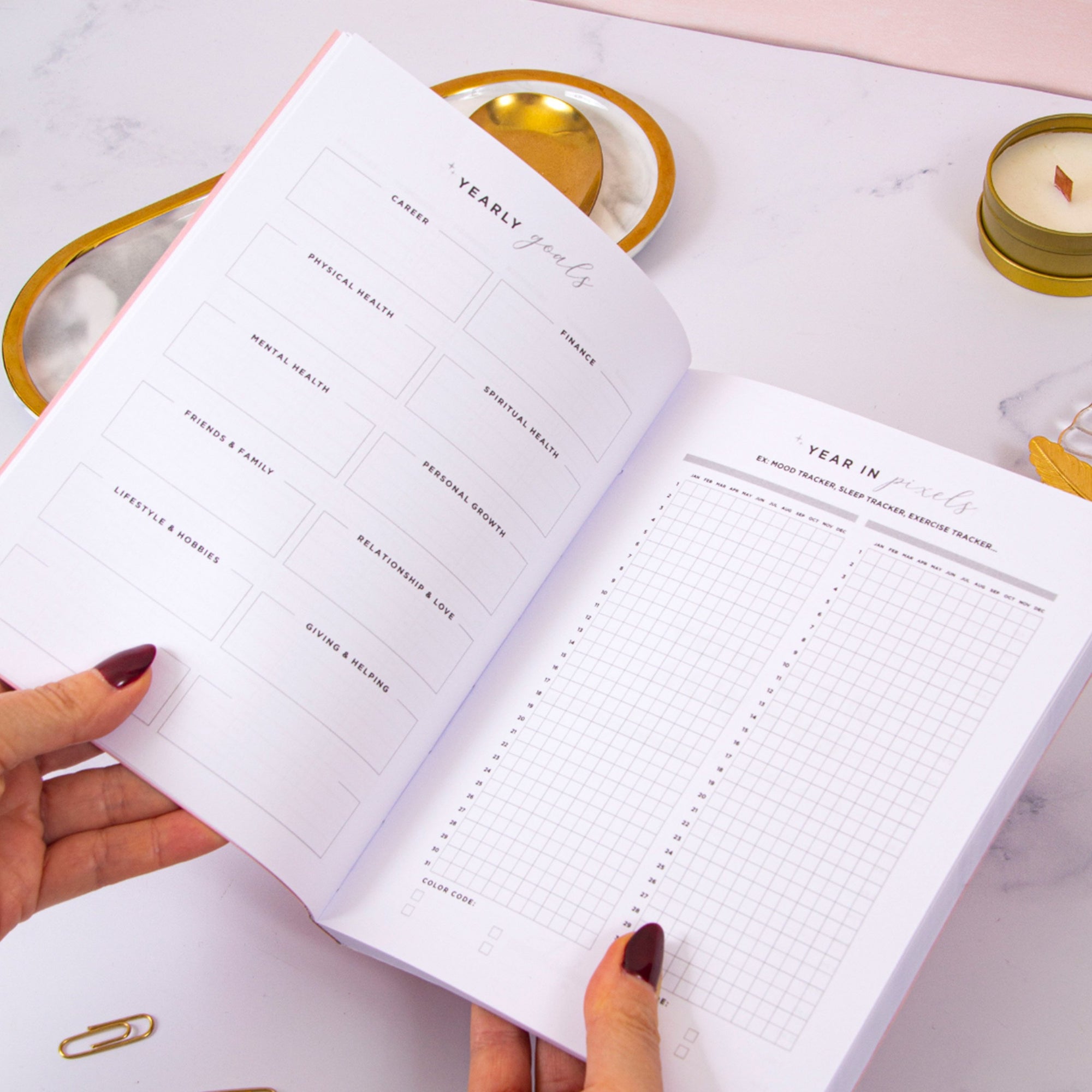 Yearly Script Weekly Planner