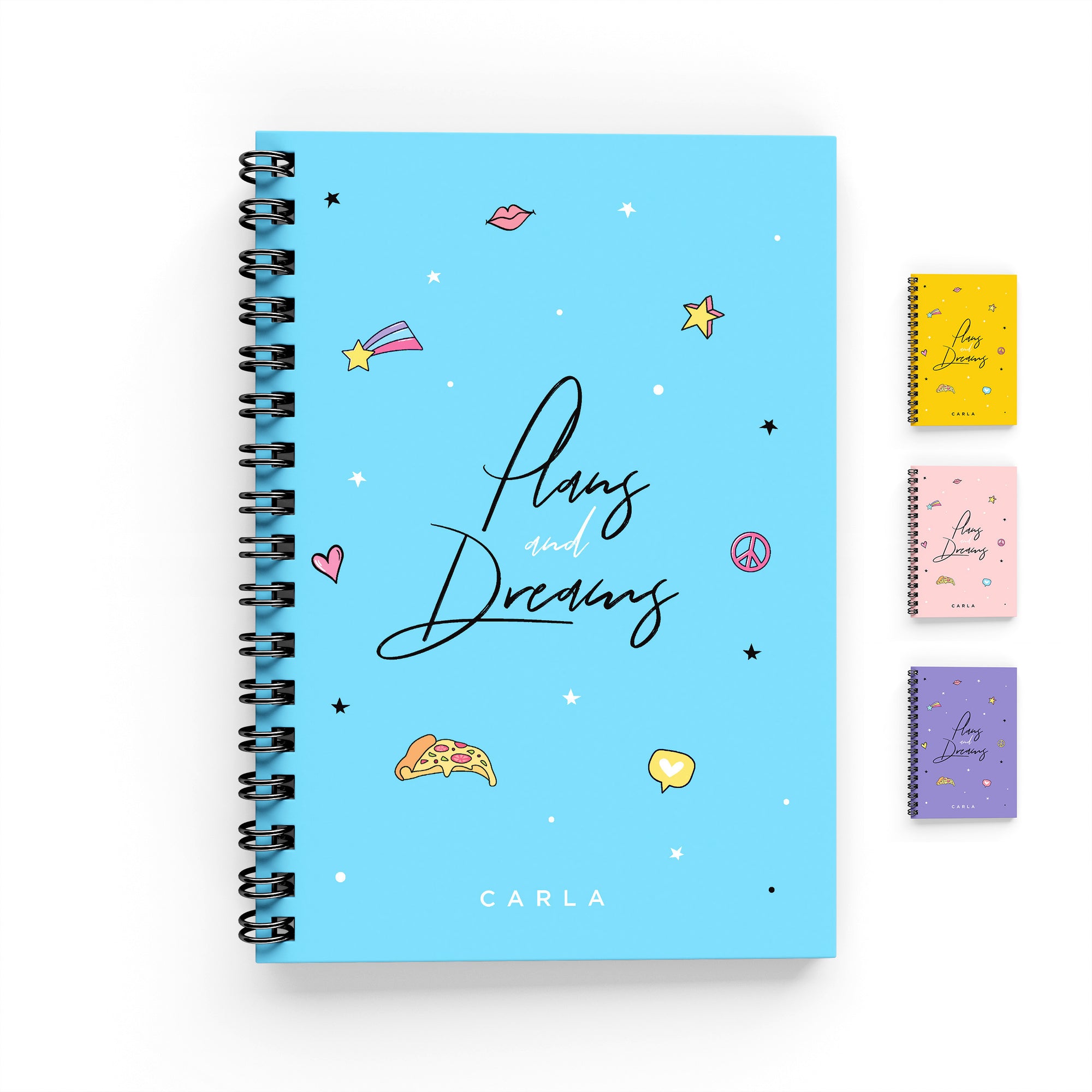 Plans & Dreams Lined Notebook - By Lana Yassine