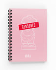 Censored Lined Notebook | The Secret Society