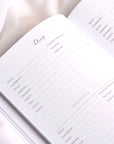 "I Do" Leather Wedding Planner with Silver Foil