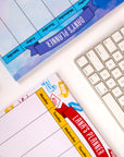 Purple Sky Weekly Desk Planner - By Lana Yassine