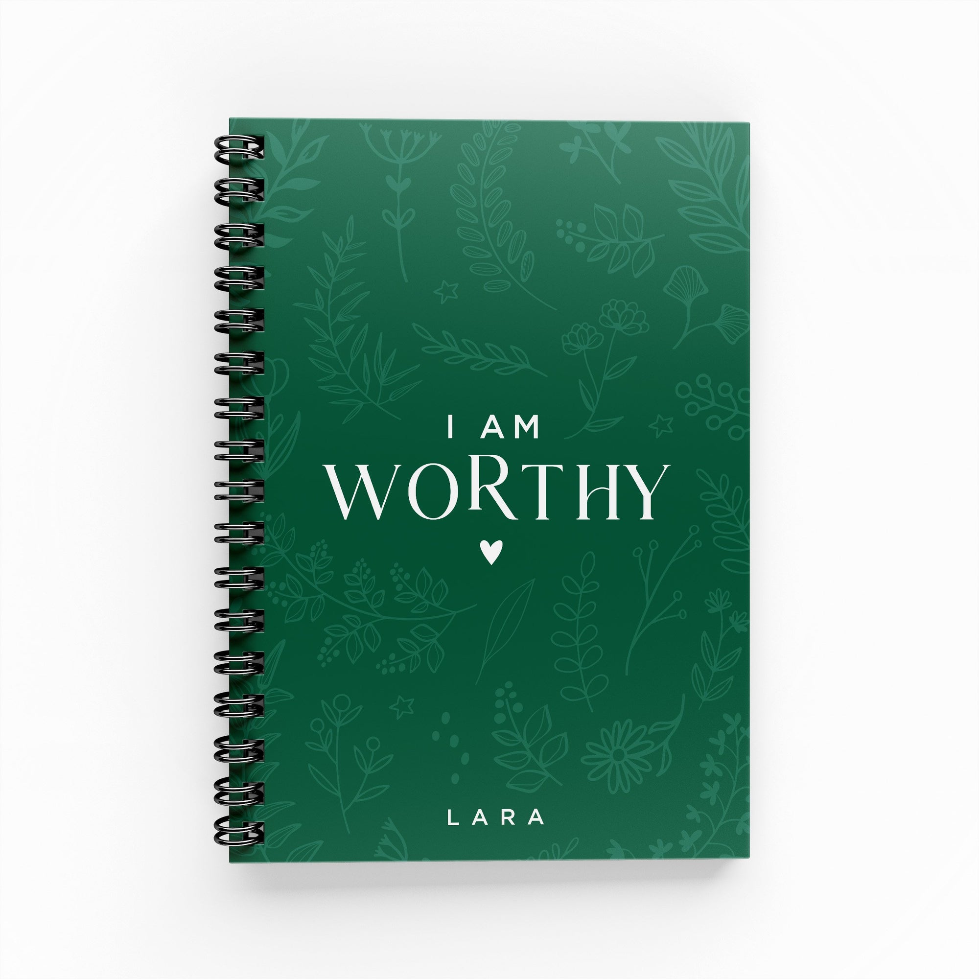 I Am Worthy Lined Notebook