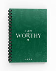 I Am Worthy Lined Notebook