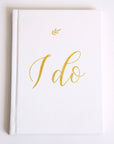 "I Do" Leather Wedding Planner with Gold Foil
