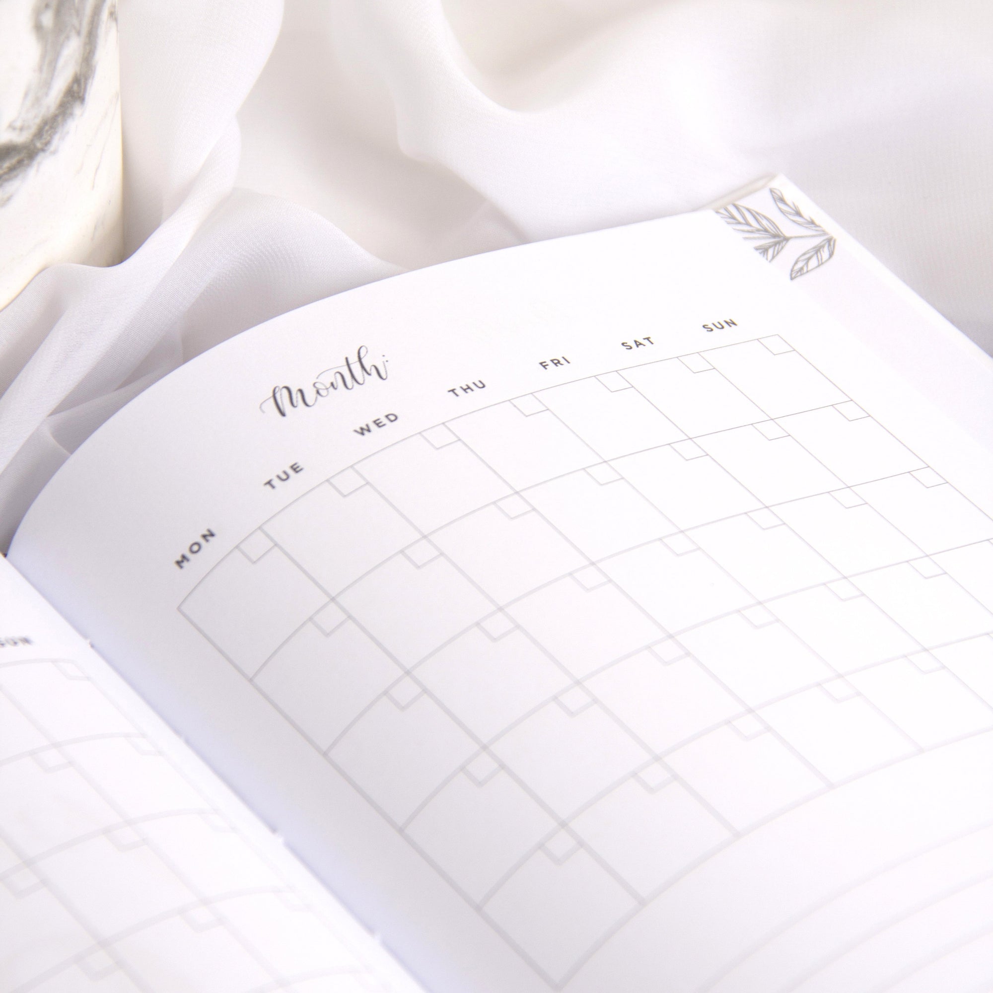 "I Do" Wedding Planner with Silver Foil