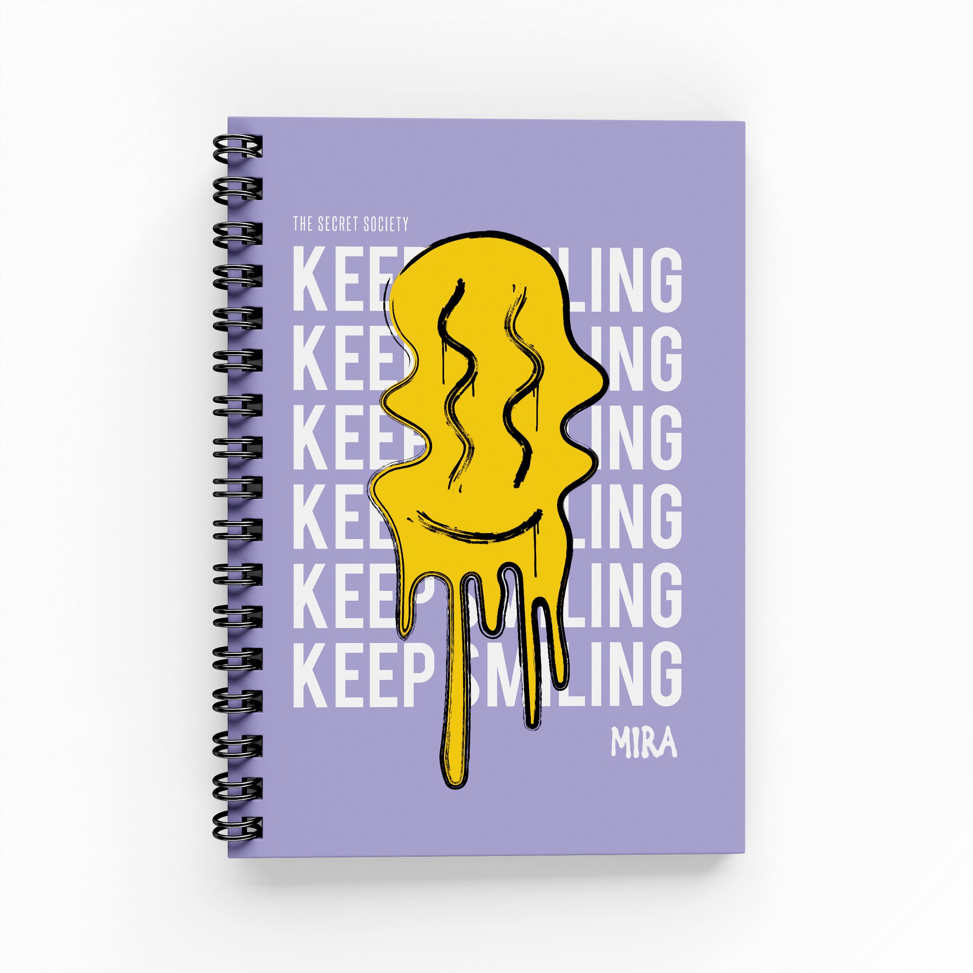 Keep Smiling Lined Notebook | The Secret Society