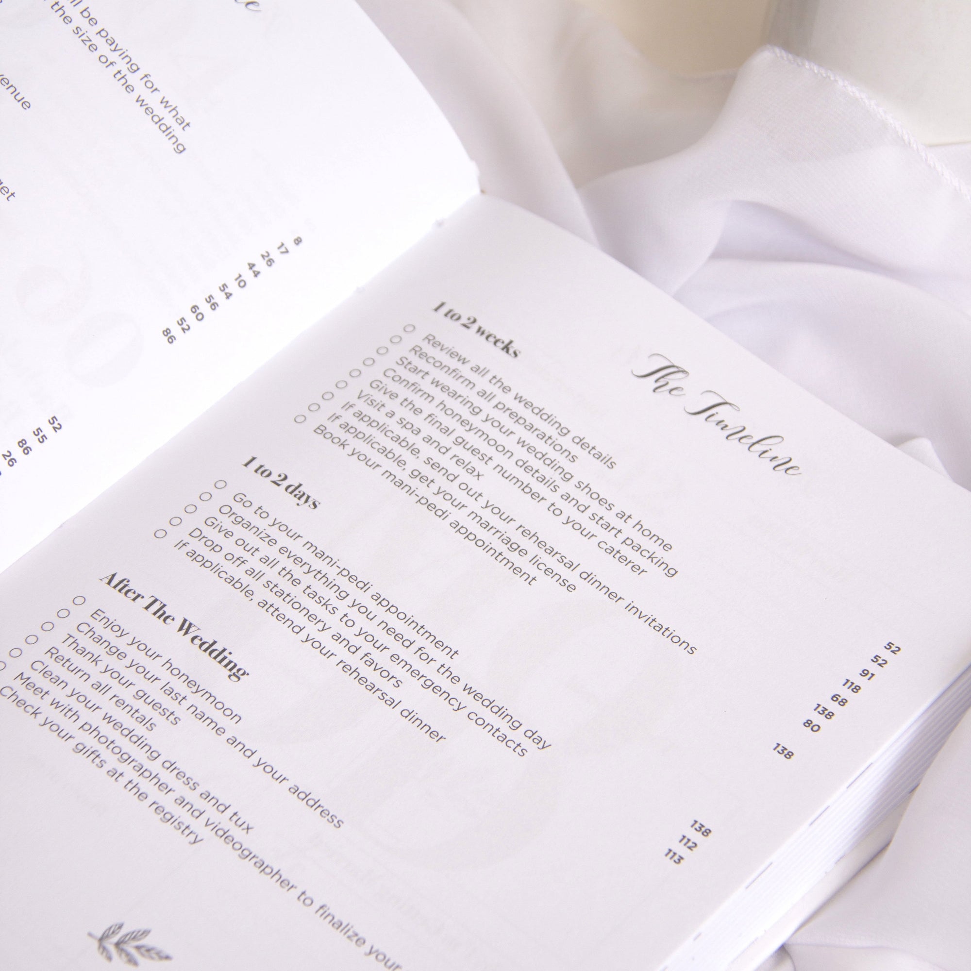 "I Do" Wedding Planner with Silver Foil