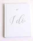 "I Do" Wedding Planner with Silver Foil