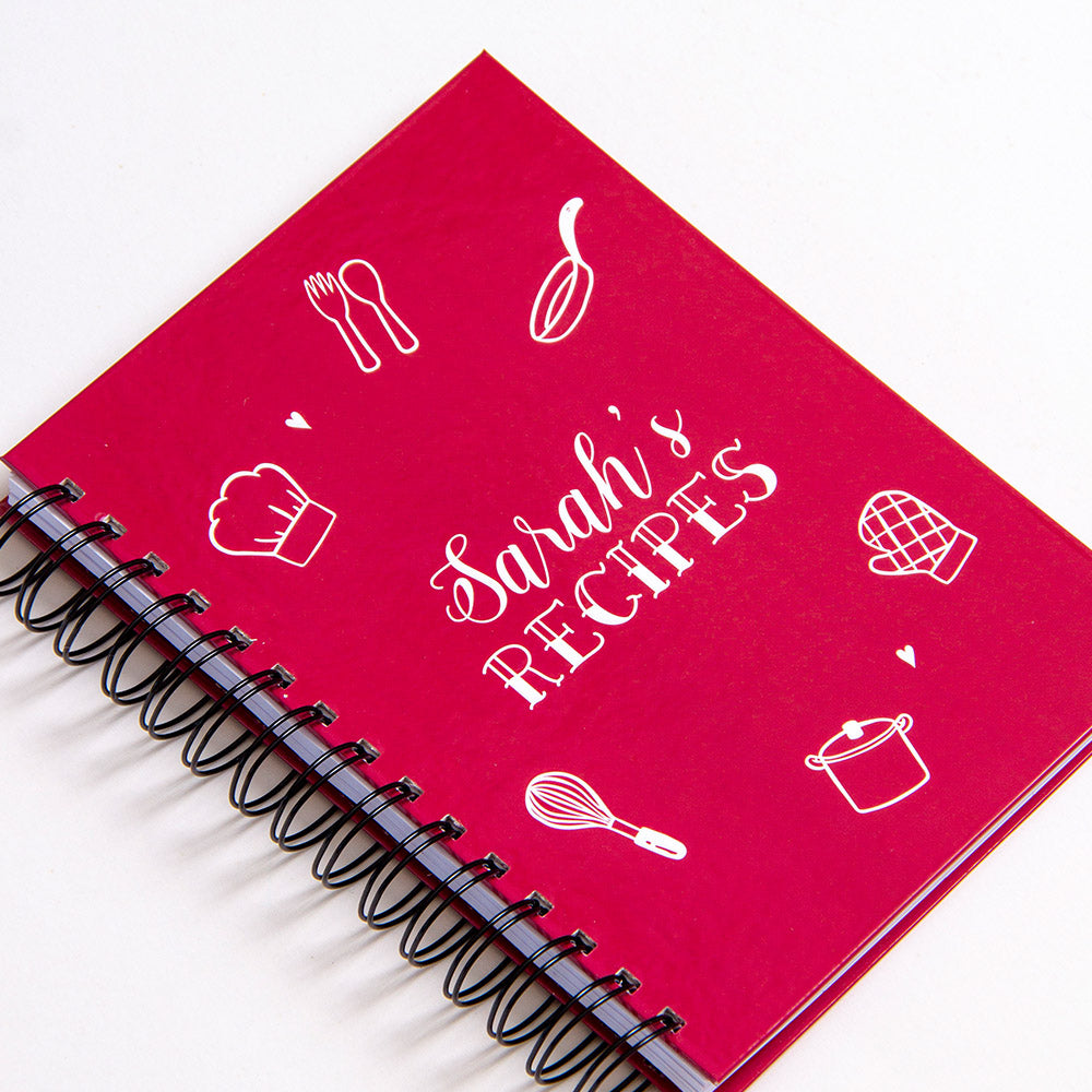Red Cooking &amp; Baking Recipe Book - By Lana Yassine