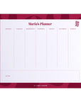 Yearly Weekly Desk Planner